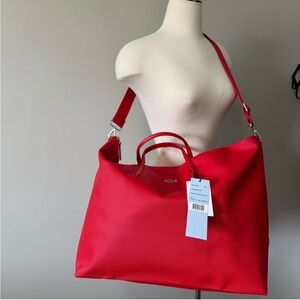 Lacoste Vibrant Red Tote Bag